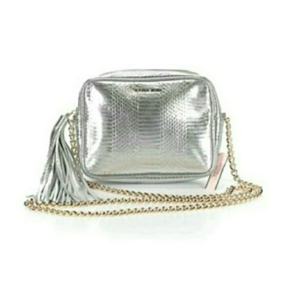 Victoria's Secret Silver Crossbody Bag